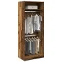 Armario de madera de ingeniería madera envejecida 80x50x200 cm de , Armarios roperos - Ref: Foro24-3307799, Precio: 148,09 €,...