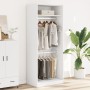 Engineered wood white wardrobe 80x50x200 cm by , Wardrobes - Ref: Foro24-3307792, Price: 166,35 €, Discount: %