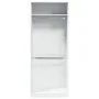 Weißer Schrank aus Holzwerkstoff 80x50x200 cm von , Kleiderschränke - Ref: Foro24-3307792, Preis: 165,48 €, Rabatt: %