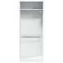 Weißer Schrank aus Holzwerkstoff 80x50x200 cm von , Kleiderschränke - Ref: Foro24-3307792, Preis: 166,35 €, Rabatt: %