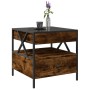 Mesa de centro con Infinity LED roble ahumado 50x50x51 cm de , Mesas de centro - Ref: Foro24-847714, Precio: 87,47 €, Descuen...