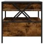 Coffee table with Infinity LED smoked oak 50x50x51 cm by , Coffee table - Ref: Foro24-847714, Price: 86,47 €, Discount: %