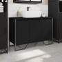 Schwarzer Waschtischunterschrank aus Holzwerkstoff 91x35x60 cm. von , Badezimmermöbel - Ref: Foro24-848659, Preis: 104,06 €, ...