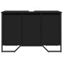 Armario de lavabo de baño madera ingeniería negro 91x35x60 cm de , Muebles de baño - Ref: Foro24-848659, Precio: 103,94 €