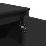 Engineered wood bathroom sink cabinet in black, 91x35x60 cm by , Bathroom furniture - Ref: Foro24-848659, Price: 120,24 €, Di...