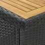 Garten-Bartisch- und Stühle-Set, 3-teilig, schwarzes synthetisches Rattan von vidaXL, Möbelsets für Küchen und Esszimmer - Re...