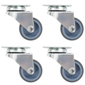 Ruedas dobles giratorias 4 unidades 50 mm de , Manipulación de materiales - Ref: Foro24-143437, Precio: 17,01 €, Descuento: %