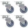 Double swivel wheels 4 units 50 mm by , Material handling - Ref: Foro24-143437, Price: 16,75 €, Discount: %
