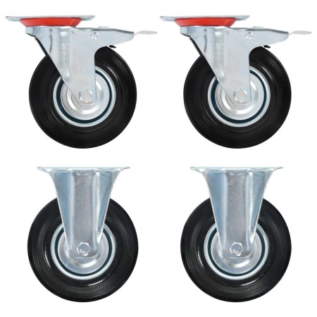 Transportrollen 4 Stück 125 mm von , Materialhandhabung - Ref: Foro24-143463, Preis: 48,15 €, Rabatt: %