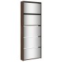 Schuhschrank und Spiegel 5 Ebenen Eiche braun 63x17x169,5 cm von , Schuhregale und Schuhorganisatoren - Ref: Foro24-3228285, ...