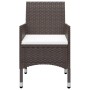 Garten-Essgruppe 9-teilig aus PE-Rattan mit gehärtetem Glas, braun. von , Gartensets - Ref: Foro24-3095895, Preis: 663,49 €, ...