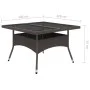 9-piece garden dining set made of brown PE rattan with tempered glass. by , Garden sets - Ref: Foro24-3095895, Price: 654,56 ...