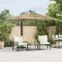 Gartenschirm mit LED-Lichtern, Stahlmast, braun, 246x246x230 cm. von , Sonnenschirme - Ref: Foro24-4005086, Preis: 194,35 €, ...