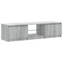 TV-Schrank mit LED-Leuchten Sonomagrau 140x40x35,5 cm von vidaXL, TV-Möbel - Ref: Foro24-822682, Preis: 100,44 €, Rabatt: %
