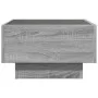 Mesa de centro y LED madera ingeniería gris Sonoma 50x50x30 cm by , Coffee table - Ref: Foro24-847509, Price: 106,01 €, Disco...