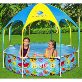 Bestway Piscina elevada para niños Steel Pro UV Careful 244x51