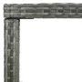 Synthetic rattan and gray glass high garden table 130x60x110cm by vidaXL, Garden tables - Ref: Foro24-313462, Price: 116,89 €...