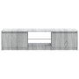 TV-Schrank mit LED-Leuchten Sonomagrau 140x40x35,5 cm von vidaXL, TV-Möbel - Ref: Foro24-822682, Preis: 100,44 €, Rabatt: %