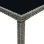 Synthetic rattan and gray glass high garden table 130x60x110cm by vidaXL, Garden tables - Ref: Foro24-313462, Price: 116,89 €...