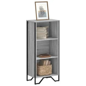 Ingenieurholzregal in Sonoma-Grau 50x31x106 cm von , Bücherregale und Regale - Ref: Foro24-848607, Preis: 49,94 €, Rabatt: %