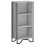 Estantería de madera de ingeniería gris Sonoma 50x31x106 cm de , Librerías y estanterías - Ref: Foro24-848607, Precio: 49,94 ...