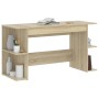 Escritorio madera de ingeniería roble Sonoma 140x50x75 cm by , Desks - Ref: Foro24-840550, Price: 92,42 €, Discount: %