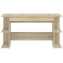 Escritorio madera de ingeniería roble Sonoma 140x50x75 cm by , Desks - Ref: Foro24-840550, Price: 92,42 €, Discount: %