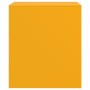 Mesita de noche acero amarillo mostaza 34,5x39x44 cm by , Nightstands - Ref: Foro24-841757, Price: 49,42 €, Discount: %