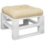 Cojín para sofá de palets de tela beige 58x58x10 cm by , Cushions for chairs and sofas - Ref: Foro24-360903, Price: 25,00 €, ...