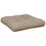Cojín para sofá de palets tela taupé 58x58x10 cm by , Cushions for chairs and sofas - Ref: Foro24-360908, Price: 30,94 €, Dis...