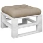 Cojín para sofá de palets tela taupé 58x58x10 cm by , Cushions for chairs and sofas - Ref: Foro24-360908, Price: 30,94 €, Dis...