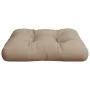Cojín para sofá de palets tela taupé 58x58x10 cm by , Cushions for chairs and sofas - Ref: Foro24-360908, Price: 30,94 €, Dis...
