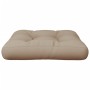 Cojín para sofá de palets tela taupé 58x58x10 cm by , Cushions for chairs and sofas - Ref: Foro24-360908, Price: 36,41 €, Dis...