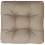 Cojín para sofá de palets tela taupé 58x58x10 cm by , Cushions for chairs and sofas - Ref: Foro24-360908, Price: 30,94 €, Dis...