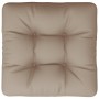 Cojín para sofá de palets tela taupé 58x58x10 cm by , Cushions for chairs and sofas - Ref: Foro24-360908, Price: 36,41 €, Dis...