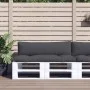 Palettenkissen, 2 Stück, in Anthrazitgrau. von , Kissen für Stühle und Sofas - Ref: Foro24-360922, Preis: 78,95 €, Rabatt: %