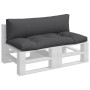 Palettenkissen, 2 Stück, in Anthrazitgrau. von , Kissen für Stühle und Sofas - Ref: Foro24-360922, Preis: 73,54 €, Rabatt: %