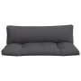 Palettenkissen, 2 Stück, in Anthrazitgrau. von , Kissen für Stühle und Sofas - Ref: Foro24-360922, Preis: 78,95 €, Rabatt: %
