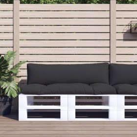 Cojines para palets 2 unidades tela negro by , Cushions for chairs and sofas - Ref: Foro24-360929, Price: 87,28 €, Discount: %