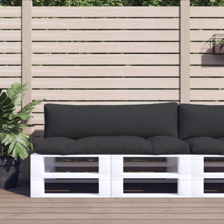Cojines para palets 2 unidades tela negro by , Cushions for chairs and sofas - Ref: Foro24-360929, Price: 87,28 €, Discount: %