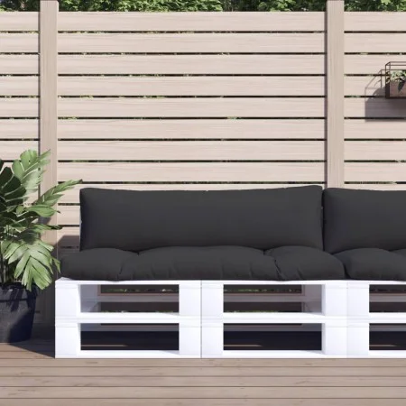 Palettenkissen, 2 Stück, schwarzer Stoff von , Kissen für Stühle und Sofas - Ref: Foro24-360929, Preis: 90,53 €, Rabatt: %