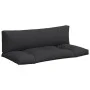 Palettenkissen, 2 Stück, schwarzer Stoff von , Kissen für Stühle und Sofas - Ref: Foro24-360929, Preis: 90,53 €, Rabatt: %