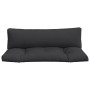 Cojines para palets 2 unidades tela negro by , Cushions for chairs and sofas - Ref: Foro24-360929, Price: 87,28 €, Discount: %