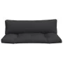 Palettenkissen, 2 Stück, schwarzer Stoff von , Kissen für Stühle und Sofas - Ref: Foro24-360929, Preis: 90,53 €, Rabatt: %