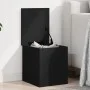 Caja de almacenaje madera de ingeniería negro 30x35x35 cm de , Baúles de almacenamiento - Ref: Foro24-840668, Precio: 40,69 €...
