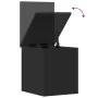 Ingenieurholz-Aufbewahrungsbox schwarz 30x35x35 cm von , Aufbewahrungskisten - Ref: Foro24-840668, Preis: 40,69 €, Rabatt: %