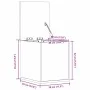 Caja de almacenaje madera de ingeniería negro 30x35x35 cm de , Baúles de almacenamiento - Ref: Foro24-840668, Precio: 40,69 €...