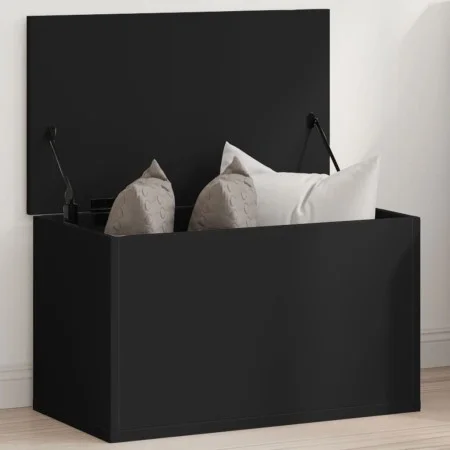 Caja de almacenaje madera de ingeniería negro 60x35x35 cm by , Storage trunks - Ref: Foro24-840675, Price: 55,65 €, Discount: %