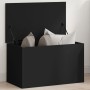 Caja de almacenaje madera de ingeniería negro 60x35x35 cm by , Storage trunks - Ref: Foro24-840675, Price: 56,69 €, Discount: %