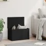 Aufbewahrungsbox aus schwarzem Ingenieurholz 60x35x35 cm von , Aufbewahrungskisten - Ref: Foro24-840675, Preis: 56,69 €, Raba...